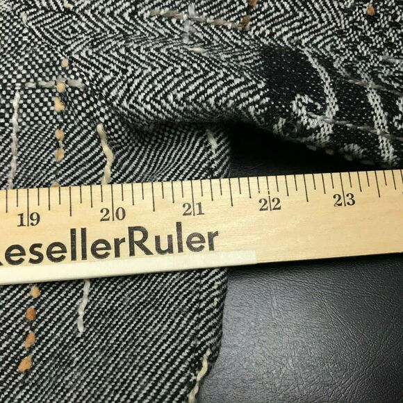 Coldwater Creek Blazer Size L Paisley Multicolor Open Front Long Sleeve Acrylic - Picture 6 of 10